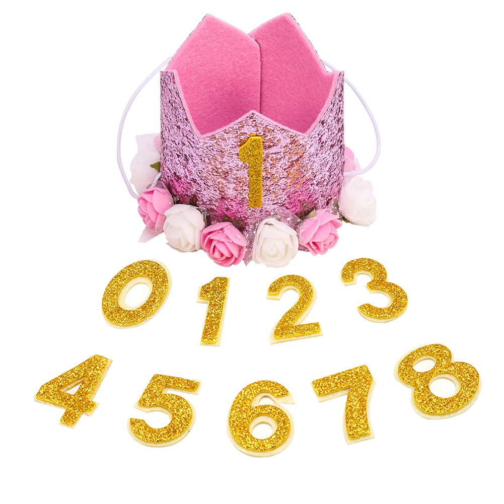 Dog Birthday Bandana Hat Skirt Banner Set for Pet Puppy Girl Dog Birthday Party Supplies Decorations (Pink)